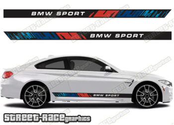BMW 3 series printed racing stripes 032