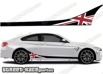 BMW 3 series printed racing stripes 036