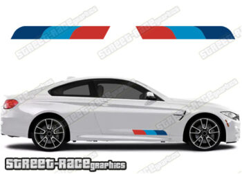 BMW 3 series printed racing stripes 040