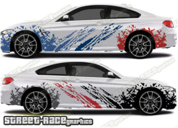 BMW 3 series rally 001 mud splatter graphics