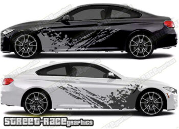 BMW 3 series rally 004 mud splatter graphics