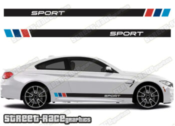 BMW 3 series racing stripes 006 M-SPORT