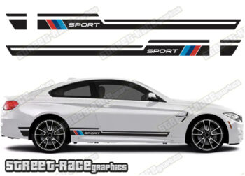 BMW 3 series racing stripes 012 M-PERFORMANCE