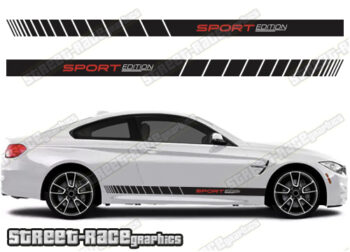 BMW 3 series racing stripes 025 - SPORT EDITION