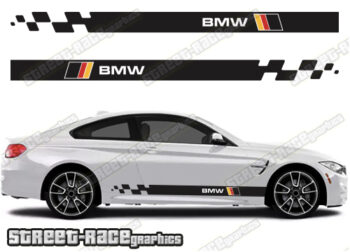 BMW 3 series racing stripes 028 - German flag