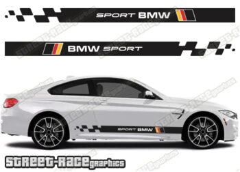 BMW 3 series racing stripes 029 - German flag