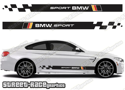 BMW 3 series racing stripes 029 - German flag