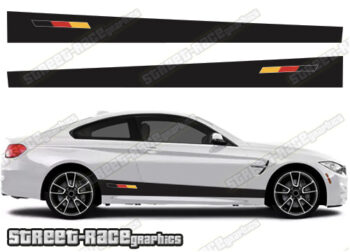 BMW 3 series racing stripes 031 - German flag
