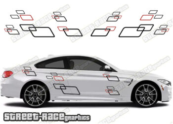 BMW 3 series racing stripes 045