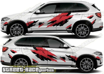 BMW X5 rally 002 mud splatter graphics
