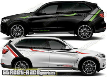 BMW X5 rally 007 stickers