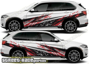 BMW X5 rally 022 mud splatter graphics