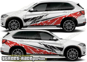 BMW X5 rally 023 mud splatter graphics