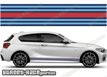 BMW 1 series Martini racing stripes 001