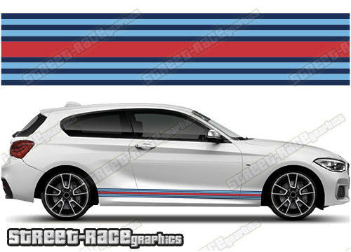 BMW 1 series Martini racing stripes 001