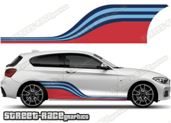 BMW 1 series Martini racing stripes 005