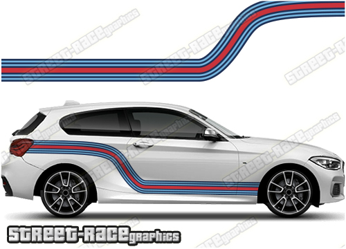 BMW 1 series Martini racing stripes 006