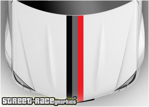 Audi bonnet racing stripe BS1922