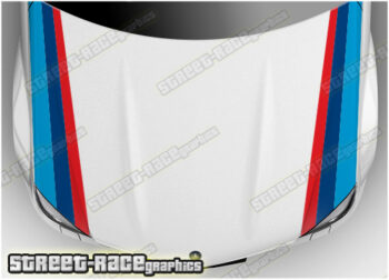 BS2705 BMW M Sport bonnet / hood racing stripes 150-250mm
