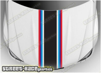 BS2710 BMW M Sport bonnet / hood racing stripes 420mm