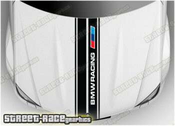 BS2717 BMW bonnet / hood racing stripes 280mm