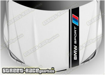 BS2721 BMW bonnet / hood racing stripes 170mm