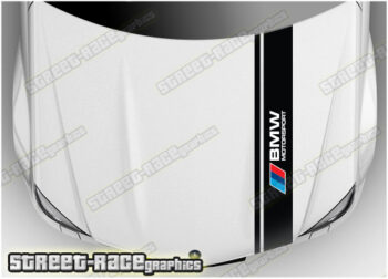 BS2722 BMW bonnet / hood racing stripes 170mm