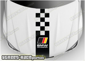 BS2726 BMW bonnet / hood racing stripes 280mm