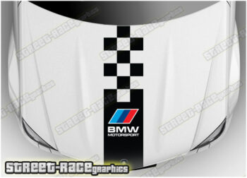 BS2727 BMW bonnet / hood racing stripes 280mm