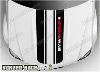 BS2729 BMW bonnet / hood racing stripes 170mm pair