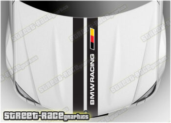 BS2733 BMW bonnet / hood racing stripes 280mm