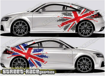 Audi TT rally graphics 031 - Union Jack