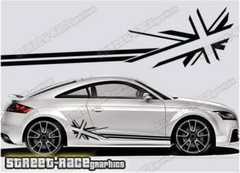 Audi TT racing stripes 020 - Union Jack