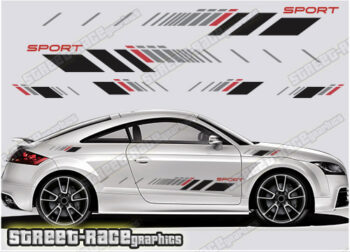 Audi TT racing stripes 027