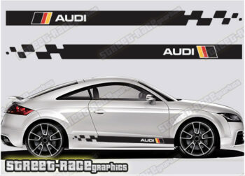 Audi TT racing stripes 028 - German flag