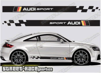 Audi TT racing stripes 029 - German flag