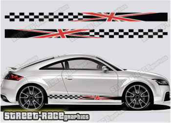 Audi TT racing stripes 044 - union jack