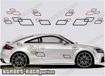 Audi TT side decals 045