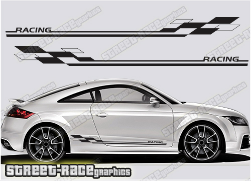 Audi TT racing stripes 049
