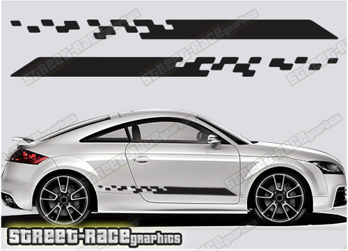 Audi TT racing stripes 055