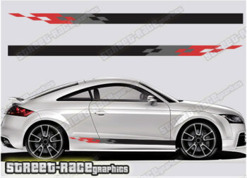 Audi TT racing stripes 067