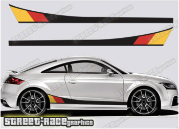 Audi TT printed racing stripes 022 - German Flag