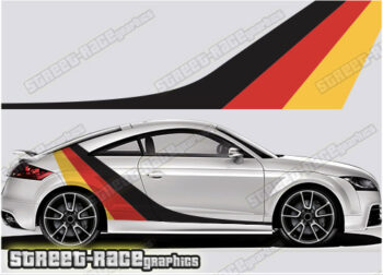 Audi TT printed racing stripes 027