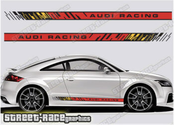 Audi TT printed racing stripes 034 - German Flag