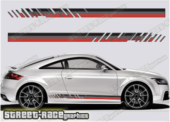 Audi TT printed racing stripes 041