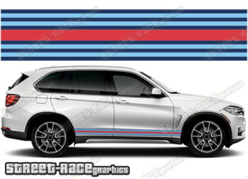 BMW X5 Martini racing stripes 001
