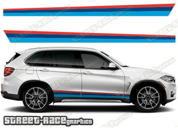 BMW X5 printed racing stripes 006