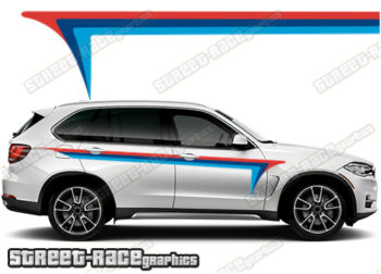 BMW X5 printed racing stripes 009