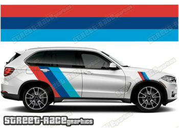BMW X5 printed racing stripes 010