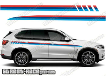 BMW X5 printed racing stripes 013